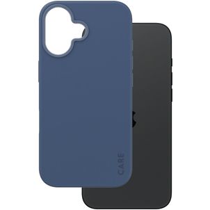 CARE by PanzerGlass Fashionable iPhone 16 Silikon MagSafe Hülle Backcover - Blau