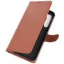 Mobigear Classic HTC Desire 20 Pro Hülle Klapphülle Geldbörse - Cognac