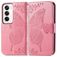 Mobigear Butterfly OPPO Reno 12 Pro Hülle Klapphülle Geldbörse - Pink