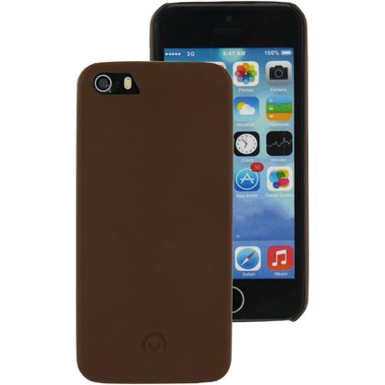 Mobilize Slim iPhone 5 Backcover Shockproof - Braun