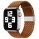 Mobigear Braided Nylon Apple Watch Armband Klappschließe - 49/46/45/44 mm - Braun