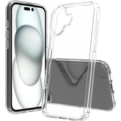 Mobigear Crystal Durchsichtig iPhone 16 Plus Hülle Hardcase Backcover - Transparent