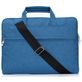 Mobigear Denim Zipper Laptop Umhängetasche 13 - 14 Zoll Laptoptasche - Blau