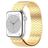 Mobigear London Edelstahl Apple Watch Armband Magnetverschluss - 49/46/45/44 mm - Gold