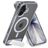 Mobiparts Hardcover Durchsichtig iPhone 17 MagSafe Hülle Hardcase Backcover mit Ständer - Transparent