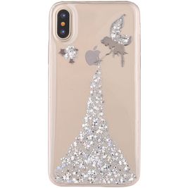Mobigear Design iPhone XS Max Hülle Flexibles TPU Backcover - Engel Mobigear Design iPhone XS Max Hülle Flexibles TPU Backcover - Engel