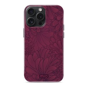 MIO iPhone 15 Pro MagSafe Hülle Hardcase Backcover - Berry Blooms