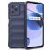 Mobigear Bumpy Realme C35 Hülle Flexibles TPU Backcover - Dunkelblau