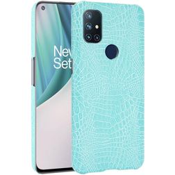Mobigear Croco OnePlus 8 Pro Hülle Hardcase Backcover - Grün