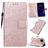 Mobigear Sunflower iPhone 11 Hülle Klapphülle Geldbörse - Roségold