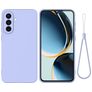 Mobigear Rubber Touch Samsung Galaxy A56 Silikon Hülle Backcover - Lila