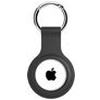 Xccess Keychain Apple AirTag Hülle Flexibles Silikon Schlüsselanhänger - Schwarz