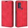 Mobigear Retro Slim TCL 305 Hülle Klapphülle Geldbörse - Rot