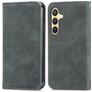 Mobigear Retro Slim Samsung Galaxy S25 Hülle Klapphülle Geldbörse - Grau