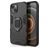 Mobigear Armor Ring iPhone 13 Hülle Hardcase Backcover Stoßfest mit Ringhalter - Schwarz