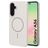Mobiparts Slim Line Samsung Galaxy A56 MagSafe Hülle Hardcase Backcover - Off White
