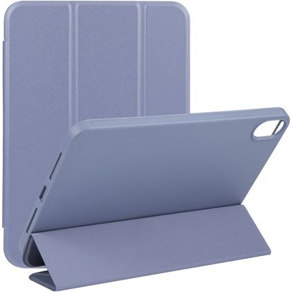 Mobigear Tri-Fold Gel iPad Mini 7 (2024) Hülle TPU,Kunstleder Klapphülle - Lavendel