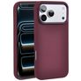 Valenta Silk iPhone 17 Pro Silikon MagSafe Backcover Shockproof - Cherry