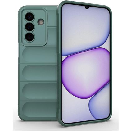 Mobigear Bumpy Samsung Galaxy A27 Hülle Flexibles TPU Backcover - Grün