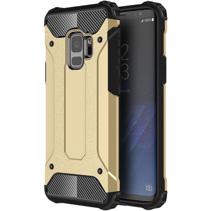 Mobigear Outdoor Samsung Galaxy S9 Hülle Hardcase Backcover Stoßfest - Gold