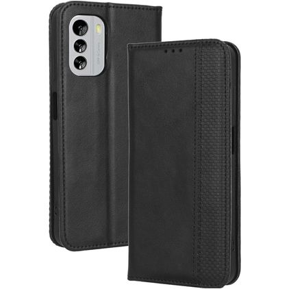 Mobigear Sensation Nokia G60 5G Klapphülle Portemonnaie - Schwarz