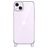 Mobigear Bungy iPhone 14 Plus Hülle Hardcase Backcover - Silber