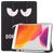 Mobigear Tri-Fold Gel iPad 7 (2019) Hülle Klapphülle + Stifthalter - Do Not Touch