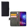 Mobilize Classic Gelly Wallet Vivo Y33s Hülle Klapphülle Geldbörse - Schwarz