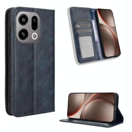Mobigear Sensation OPPO Find X9 Hülle Klapphülle Geldbörse - Blau