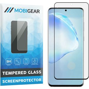 Mobigear Curved Samsung Galaxy S20 Panzerglas Gehärtetes Glas Displayschutz - Hüllenfreundlich - Schwarz