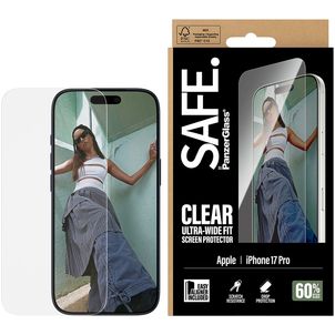 SAFE by PanzerGlass Ultra-Wide-Fit iPhone 17 Pro Panzerglas Gehärtetes Glas Displayschutz - Hüllenfreundlich