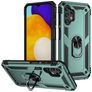 Mobigear Armor Ring Samsung Galaxy A13 4G Hardcase Backcover Shockproof mit Ringhalter - Grün