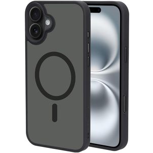 Mobiparts Hardcover iPhone 16 Plus MagSafe Hülle Hardcase Backcover - Satin Black