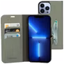Mobiparts Classic Wallet iPhone 13 Pro Max Hülle Klapphülle Geldbörse - Stone Green