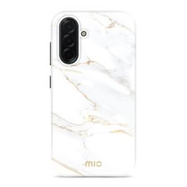 MIO Samsung Galaxy A36 MagSafe Hülle Hardcase Backcover - White Marble