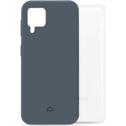 Mobilize Rubber Gelly Samsung Galaxy A22 4G Hülle Flexibles TPU Backcover - Matt Blue