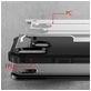 Mobigear Outdoor Samsung Galaxy A40 Hülle Hardcase Backcover Stoßfest - Gold