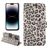 Mobigear Leopard iPhone 14 Pro Max Hülle Klapphülle Geldbörse - Braun