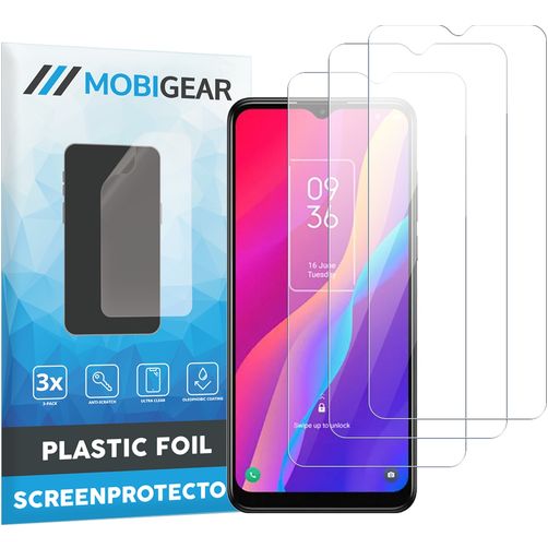 Mobigear TCL 30E Displayschutz Schutzfolie - Hüllenfreundlich (3er Pack)
