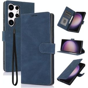 Mobigear Wallet Samsung Galaxy S26 Ultra Hülle Klapphülle Geldbörse - Blau