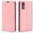 Mobigear Retro Slim TCL 30 Plus Hülle Klapphülle Geldbörse - Pink