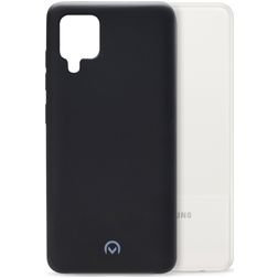 Mobilize Rubber Gelly Samsung Galaxy M12 Hülle Flexibles TPU Backcover - Matt Black