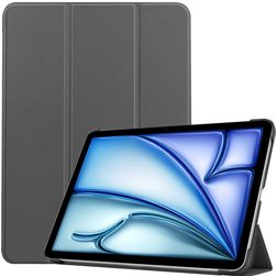 Mobigear Tri-Fold iPad Air 13 Zoll (2024) Hülle Klapphülle - Grau
