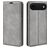 Mobigear Retro Slim iPhone Air Hülle Klapphülle Geldbörse - Grau