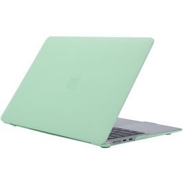 Mobigear Cream Matte MacBook Air 15 Zoll (2023-2025) Hardcase Hülle MacBook Case - Grün - Model A2941 / A3114 / A3241