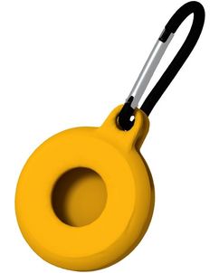 Mobigear Circle Key Apple AirTag Hülle Flexibles TPU Schlüsselanhänger - Orange