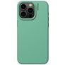 Nudient Base iPhone 15 Pro Max Silikon Hülle Backcover - Mint Green