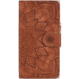 Mobigear Mandala Xiaomi Mi A3 Klapphülle Portemonnaie - Braun