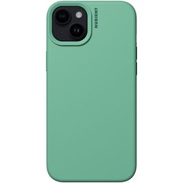 Nudient Base iPhone 15 Plus Silikon Hülle Backcover - Mint Green