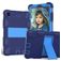 Mobigear ShieldStand Samsung Galaxy Tab A7 Lite Hülle Kunststoff,Silikon Backcover + Ständer - Blau
